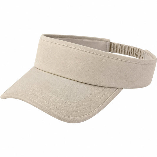 Sonnenblende Einheitsgröße aus Textil in Beige mit elastischem Band